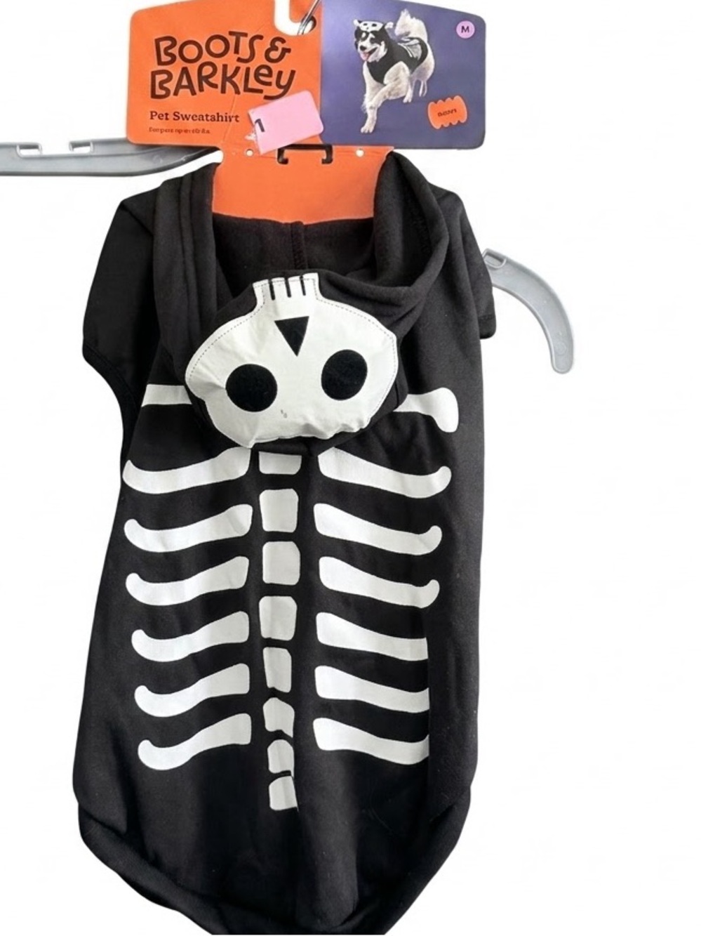Black and White Pet Skeleton Sweatshirt 🐶